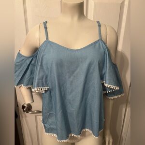SugarLips cold shoulder top S NWT